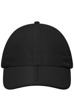 Cap Unisex Schwarz – 6 Panel Pack-a-Cap