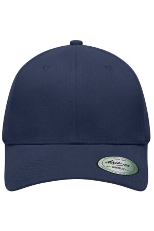 Cap Unisex Schwarz – 6 Panel Elastic Fit Baseball Cap