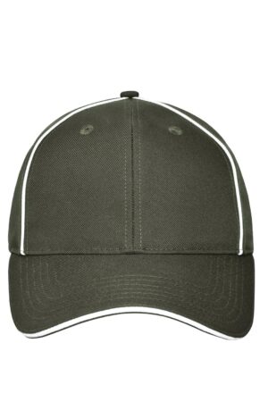 Cap Unisex Schwarz – 6 Panel Workwear Cap - SOLID