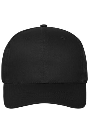 Cap Unisex Schwarz – 6 Panel Cap Organic Cotton