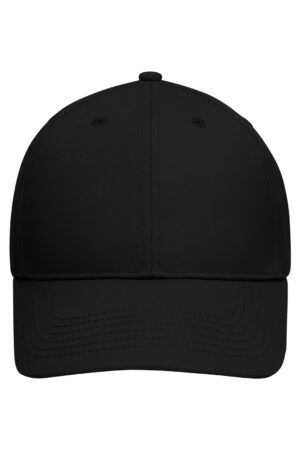Cap Unisex Schwarz – 6 Panel Cap Organic Cotton