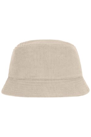 Hut Unisex Schwarz – Corduroy Fisherman Hat Organic Cotton