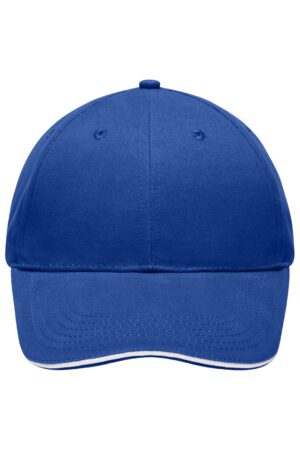 Cap Unisex Schwarz/Braun – Light Brushed Sandwich Cap