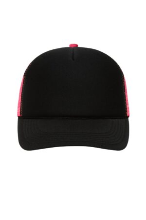 Cap Unisex Schwarz – 5 Panel Retro Mesh Cap