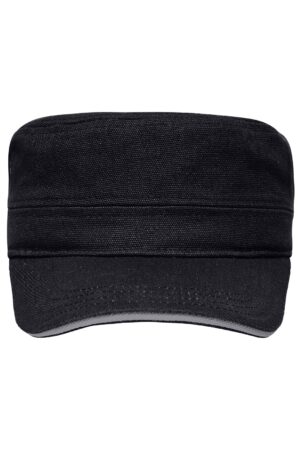 Cap Unisex Schwarz/Grau – Military Sandwich Cap