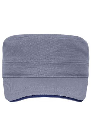 Cap Unisex Schwarz/Grau – Military Sandwich Cap