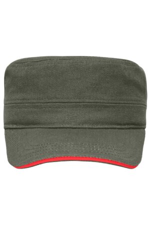 Cap Unisex Schwarz/Grau – Military Sandwich Cap