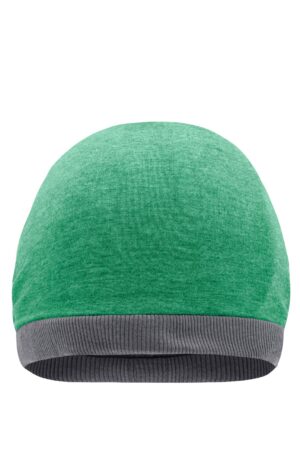 Mütze Unisex Schwarz/Grau – Heather Summer Beanie