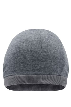 Mütze Unisex Schwarz/Grau – Heather Summer Beanie