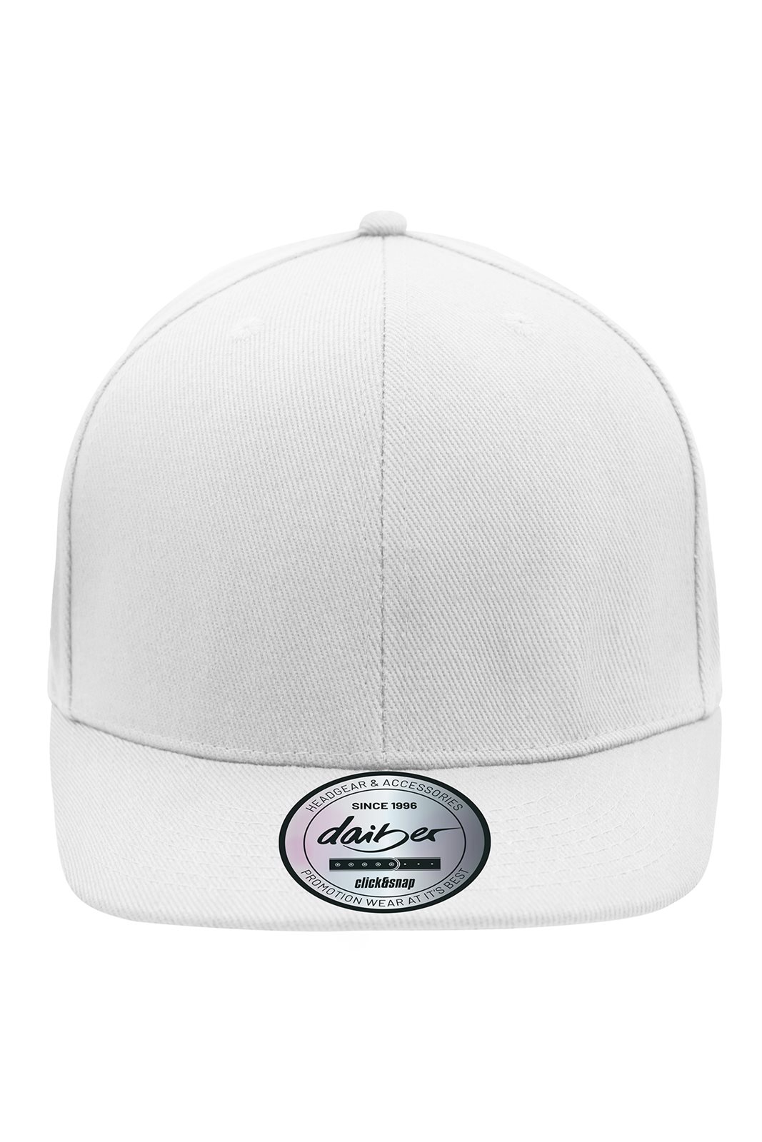 Cap Unisex Weiß – 6 Panel Pro Cap Style