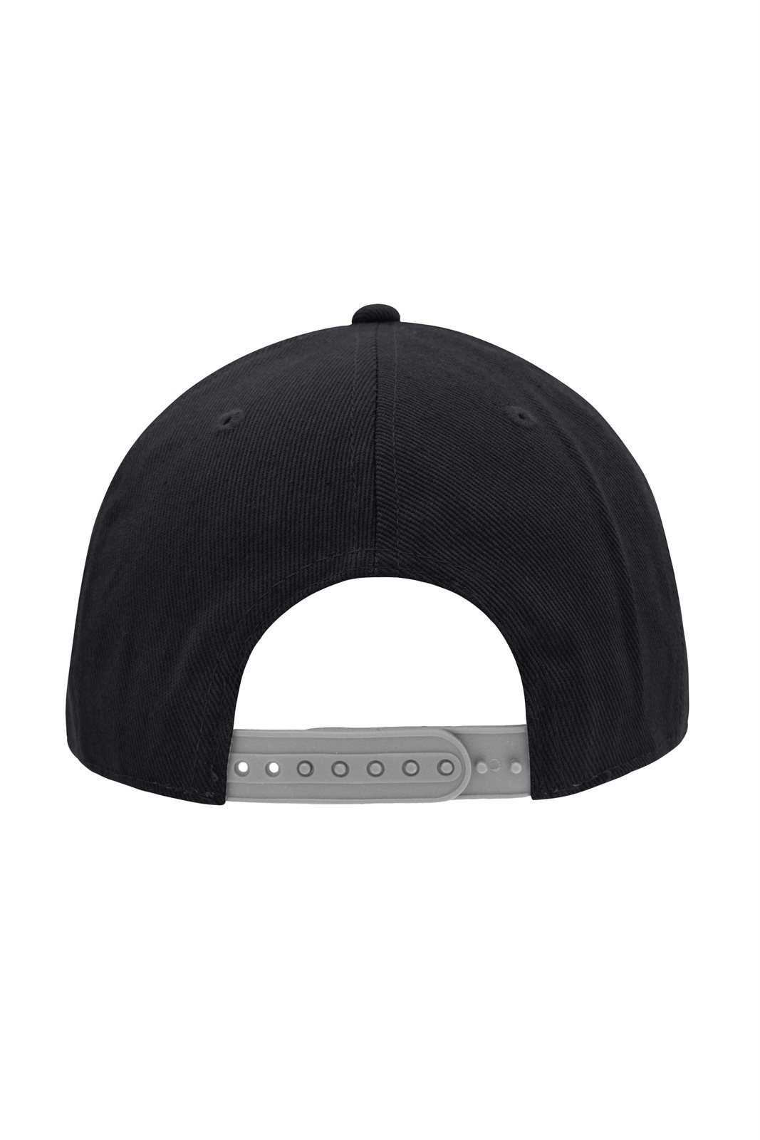 Cap Unisex Schwarz/Grau – 6 Panel Pro Cap Style, Detailansicht