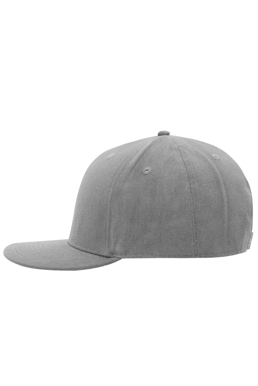 Cap Unisex Grau – 6 Panel Pro Cap Style, Detailansicht
