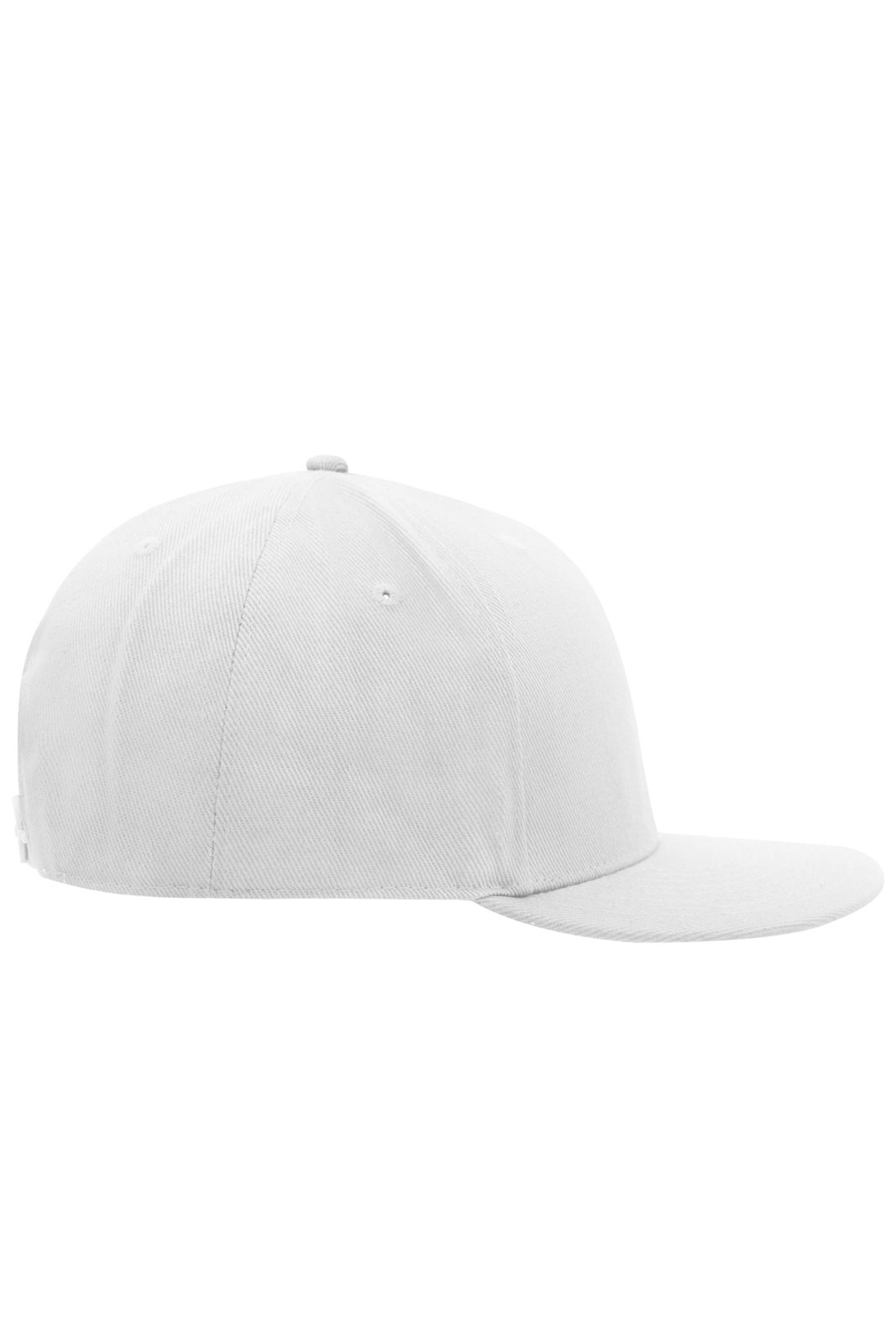 Cap Unisex Weiß – 6 Panel Pro Cap Style, Detailansicht