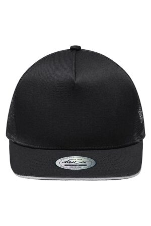 Cap Unisex Schwarz/Grau – Pro Cap Mesh 5 Panel