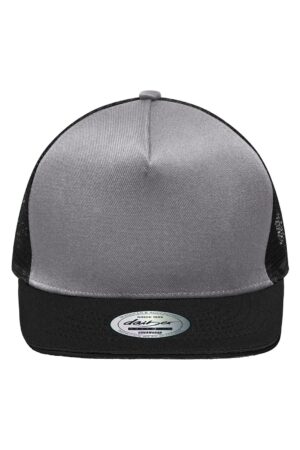 Cap Unisex Schwarz/Grau – Pro Cap Mesh 5 Panel