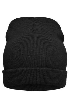 Mütze Unisex Schwarz – Knitted Promotion Beanie