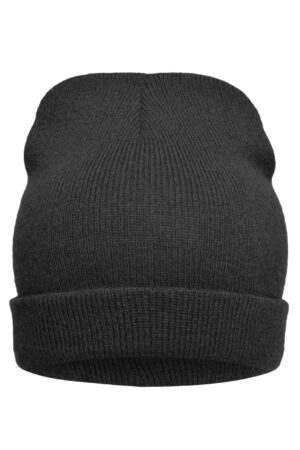Mütze Unisex Schwarz – Knitted Promotion Beanie