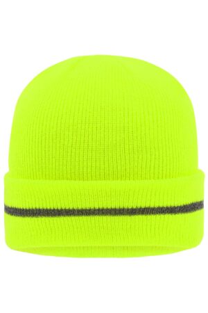 Mütze Unisex Schwarz/Grau – Reflective Beanie