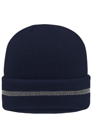 Mütze Unisex Schwarz/Grau – Reflective Beanie