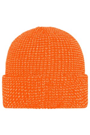 Mütze Unisex Schwarz – Reflective Winter Beanie