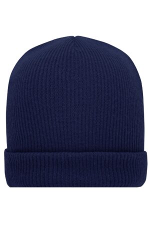 Mütze Unisex Schwarz – Soft Knitted Winter Beanie GRS