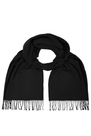 Schal Unisex Schwarz – Elegant Scarf