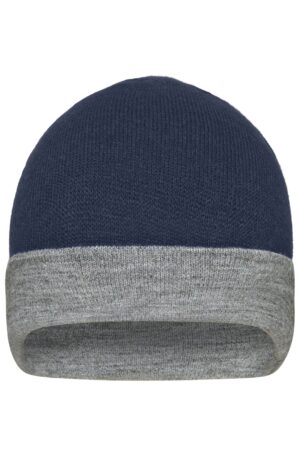 Mütze Unisex Schwarz/Grau – Reversible Beanie
