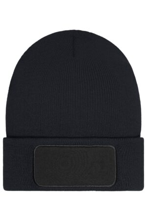 Mütze Unisex Schwarz – Beanie with Patch - Thinsulate