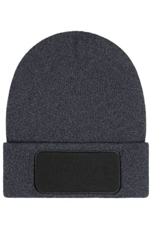 Mütze Unisex Schwarz – Beanie with Patch - Thinsulate