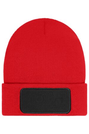 Mütze Unisex Schwarz – Beanie with Patch - Thinsulate