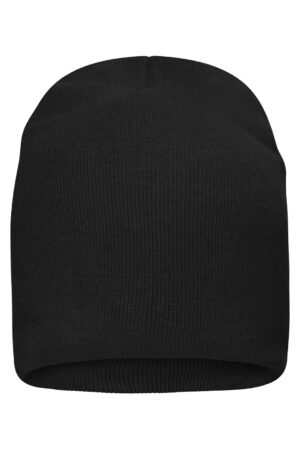 Mütze Unisex Schwarz – Organic Cotton Casual Beanie OCS Standard