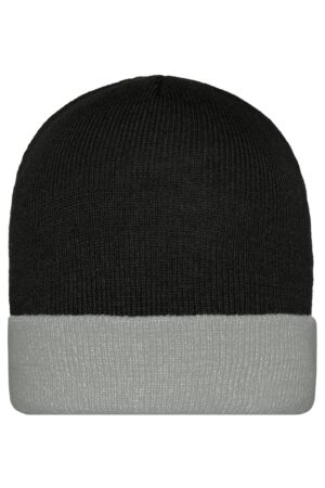 Mütze Unisex Schwarz/Grau – Knitted Cap