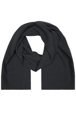 Schal Unisex Grau/Schwarz – Fleece Scarf