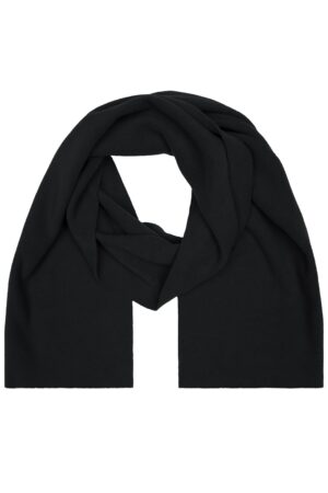 Schal Unisex Grau/Schwarz – Fleece Scarf
