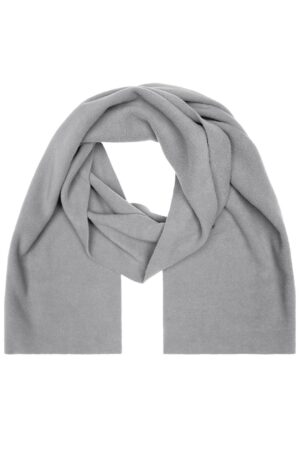 Schal Unisex Grau/Schwarz – Fleece Scarf