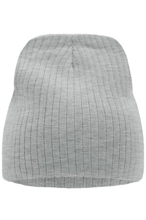 Mütze Unisex Grau – Rib Beanie