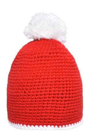 Mütze Unisex Schwarz/Grau – Pompon Hat with Contrast Stripe