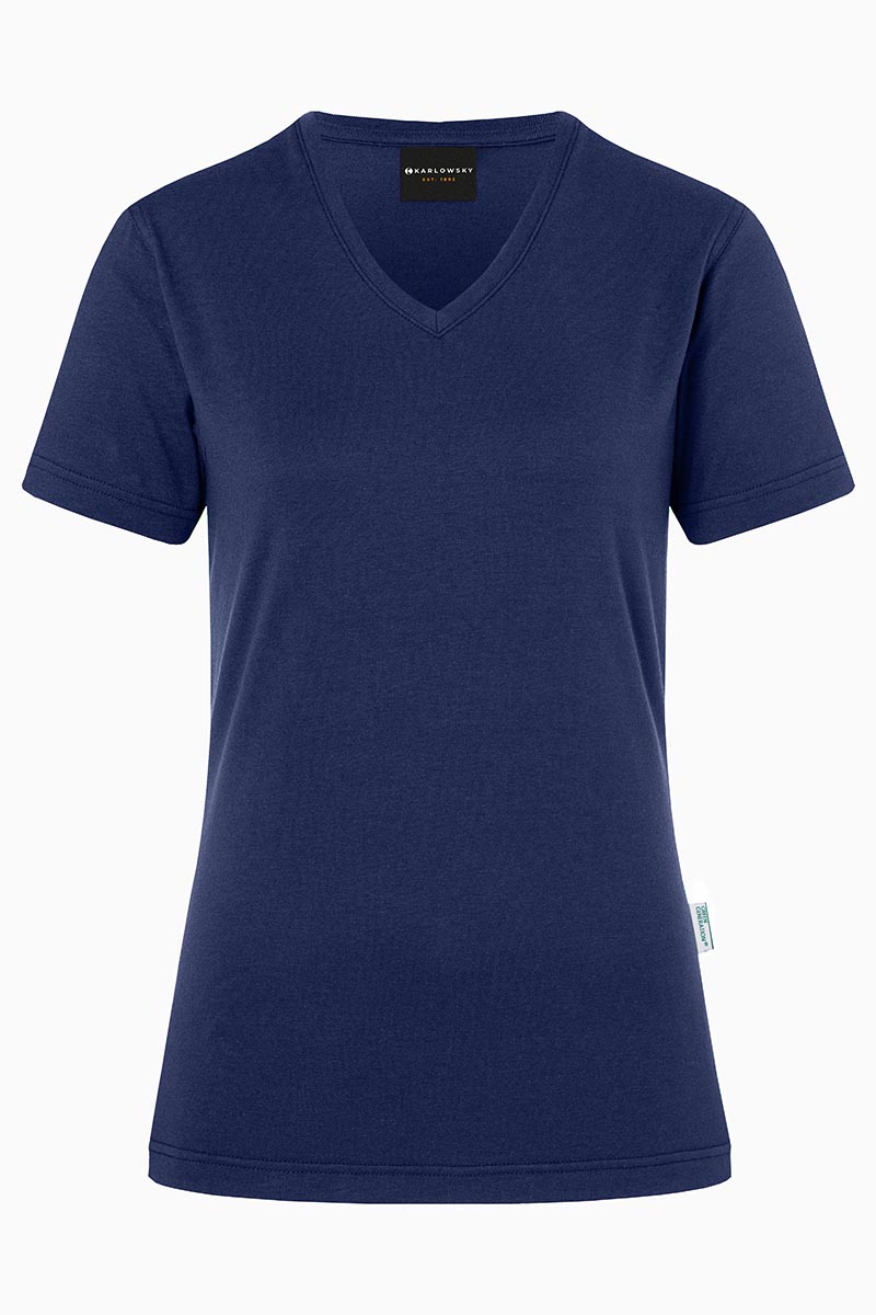 T-Shirt Damen Marine – Damen Workwear T-Shirt Casual-Flair