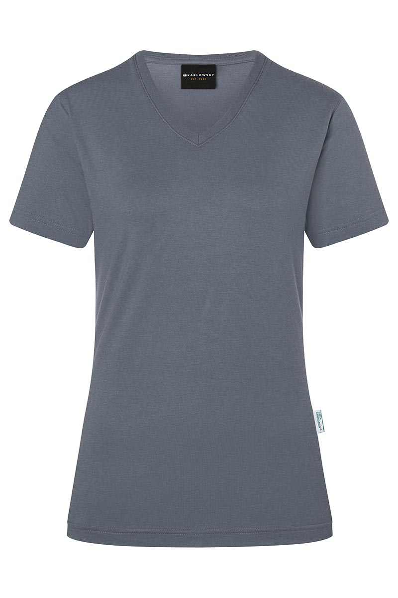 T-Shirt Damen Anthrazit – Damen Workwear T-Shirt Casual-Flair
