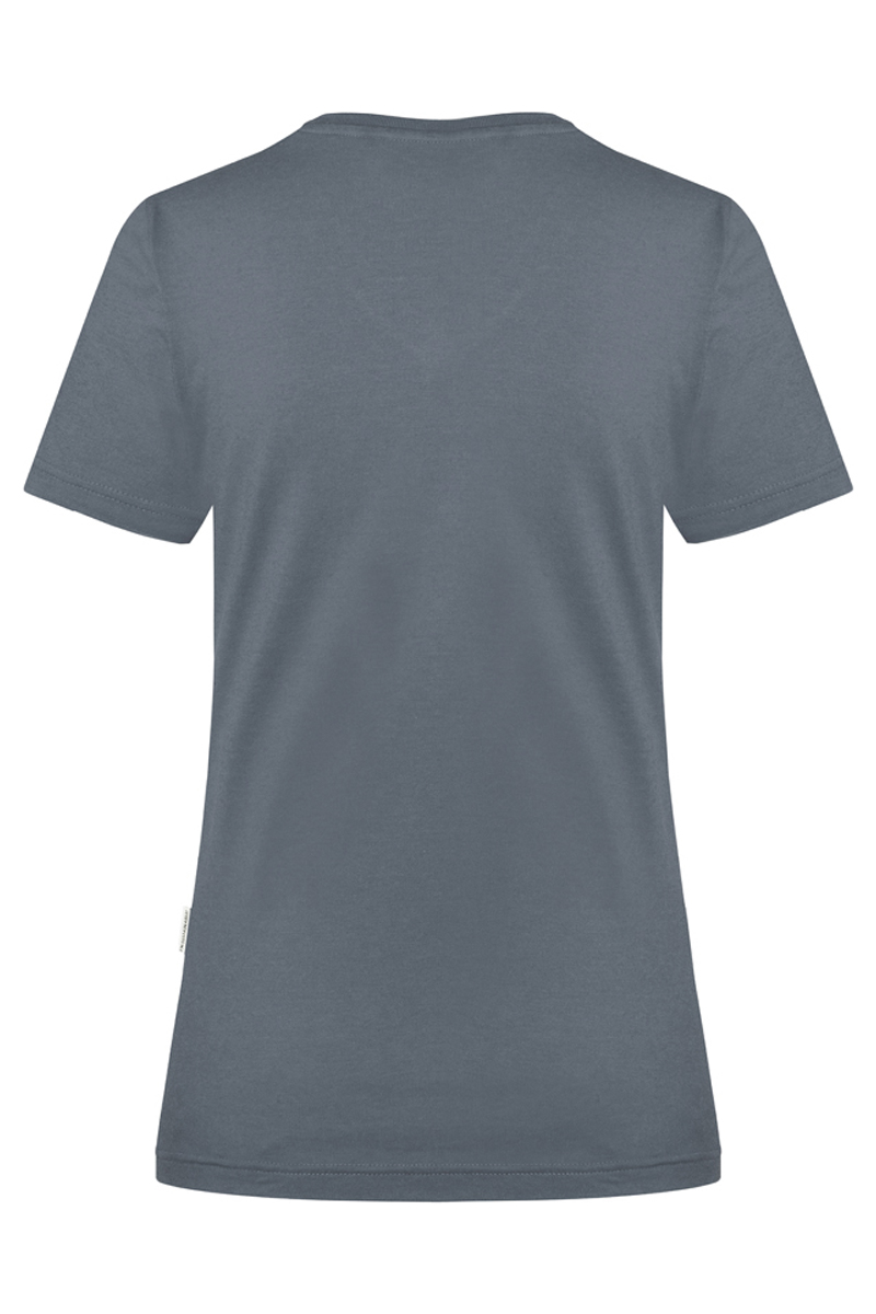 T-Shirt Damen Anthrazit – Damen Workwear T-Shirt Casual-Flair, Detailansicht