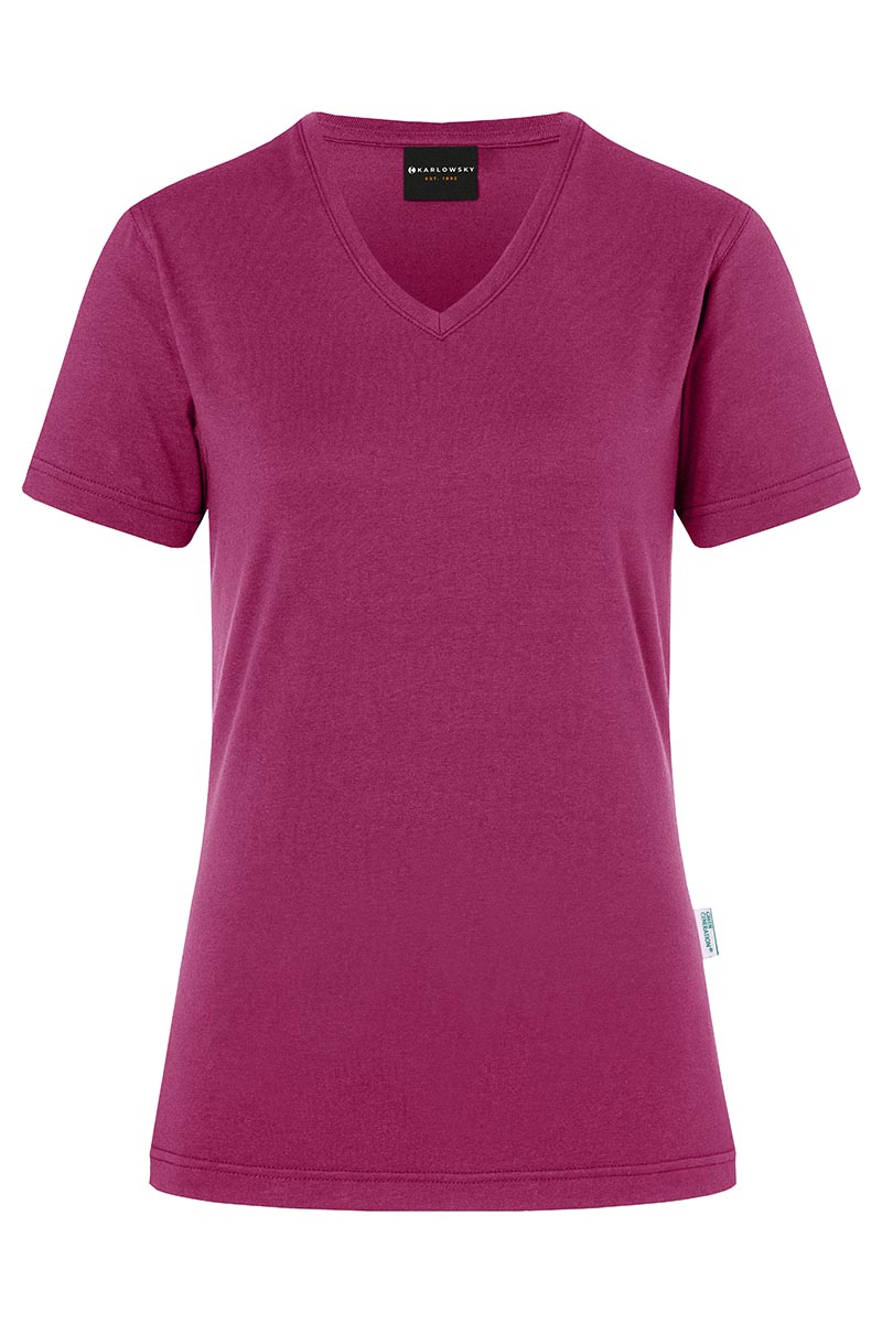 T-Shirt Damen Fuchsia – Damen Workwear T-Shirt Casual-Flair