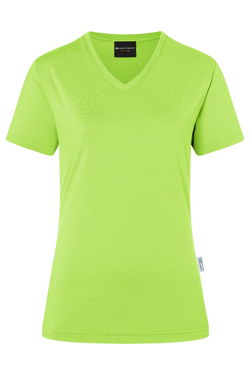 T-Shirt Damen Kiwi – Damen Workwear T-Shirt Casual-Flair, Detailansicht