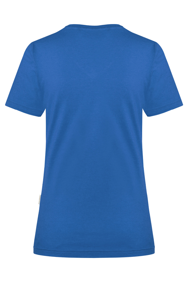 T-Shirt Damen Königsblau – Damen Workwear T-Shirt Casual-Flair, Detailansicht