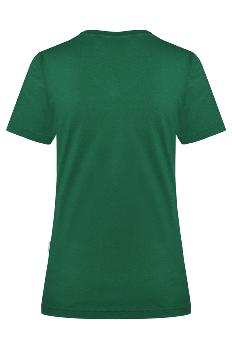 T-Shirt Damen Waldgrün – Damen Workwear T-Shirt Casual-Flair, Detailansicht