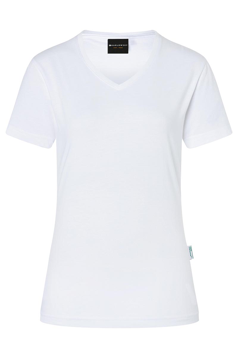 T-Shirt Damen Weiß – Damen Workwear T-Shirt Casual-Flair