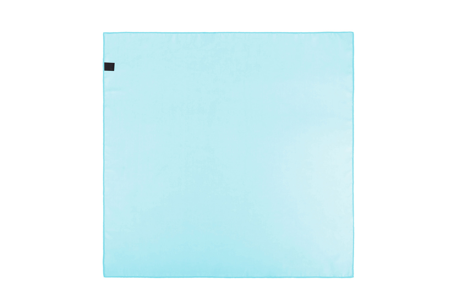 Halstuch Unisex Minze – Chiffon Halstuch Classic, Detailansicht