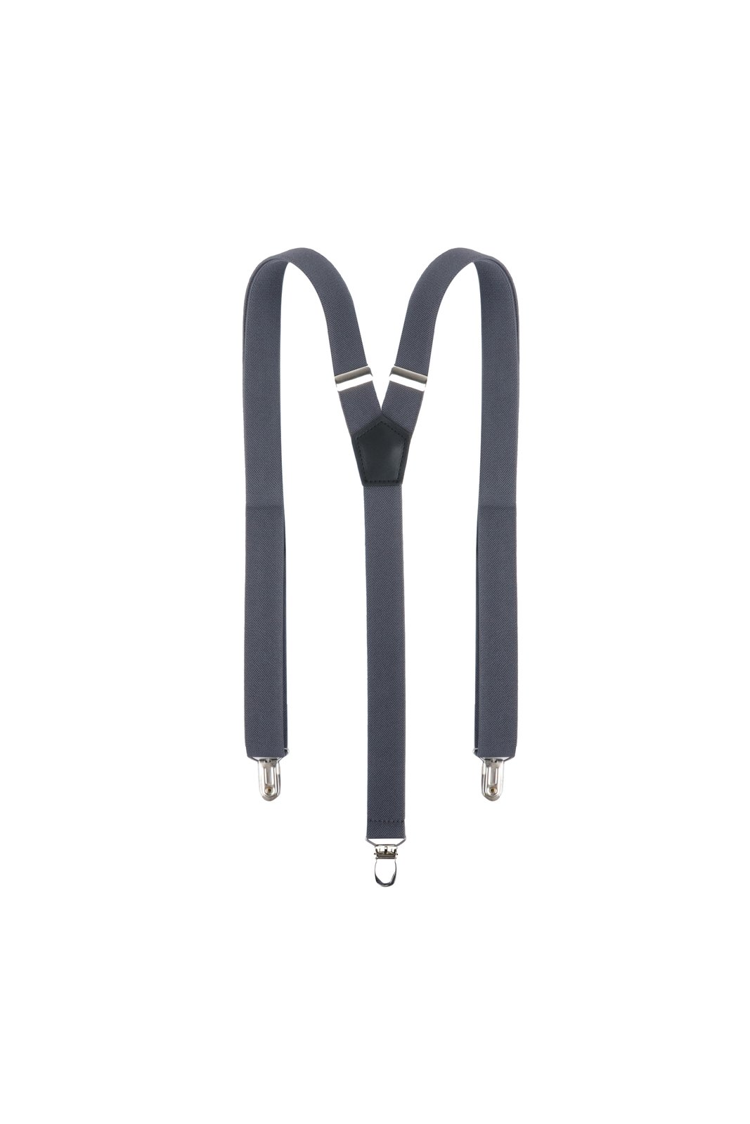 Hosenträger Unisex Anthrazit – Hosenträger Classic, Detailansicht