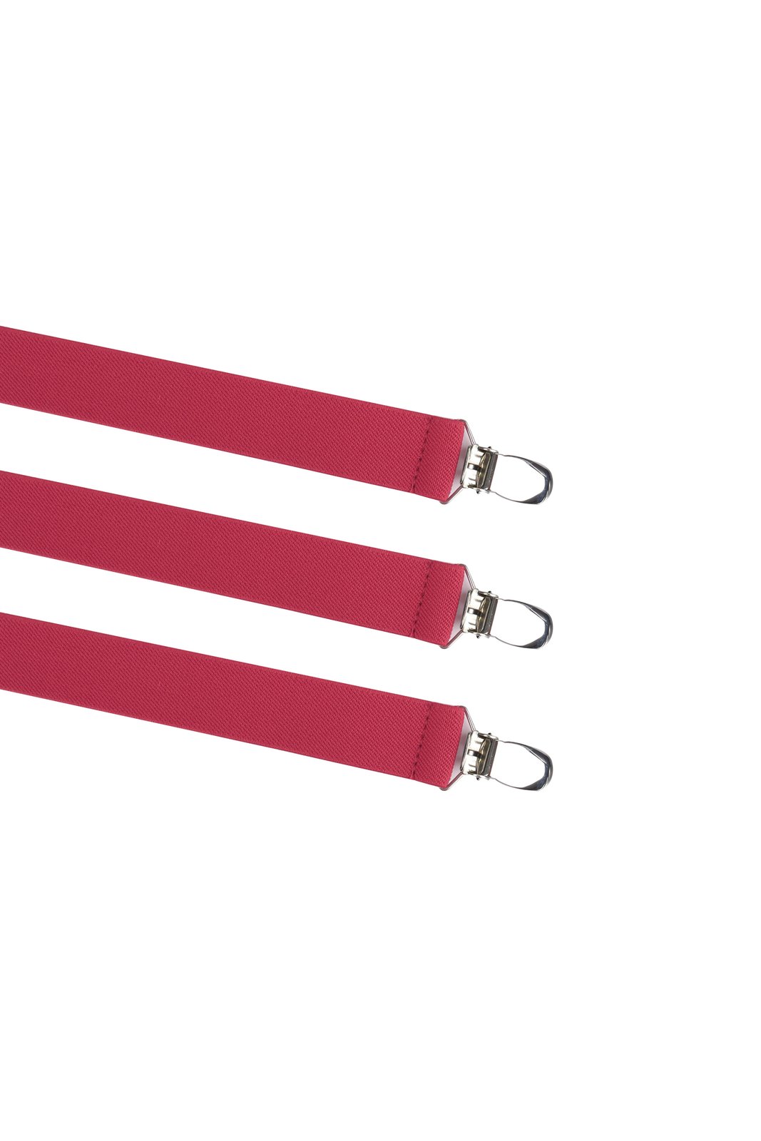 Hosenträger Unisex Rubinrot – Hosenträger Classic, Detailansicht