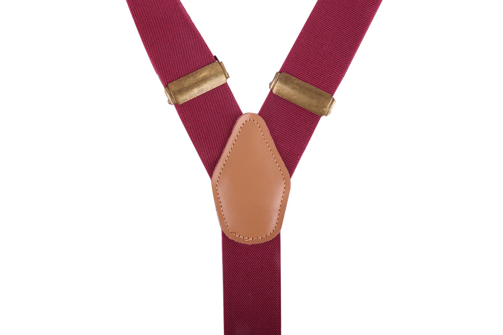 Hosenträger Unisex Aubergine – Hosenträger Urban-Classic, Detailansicht