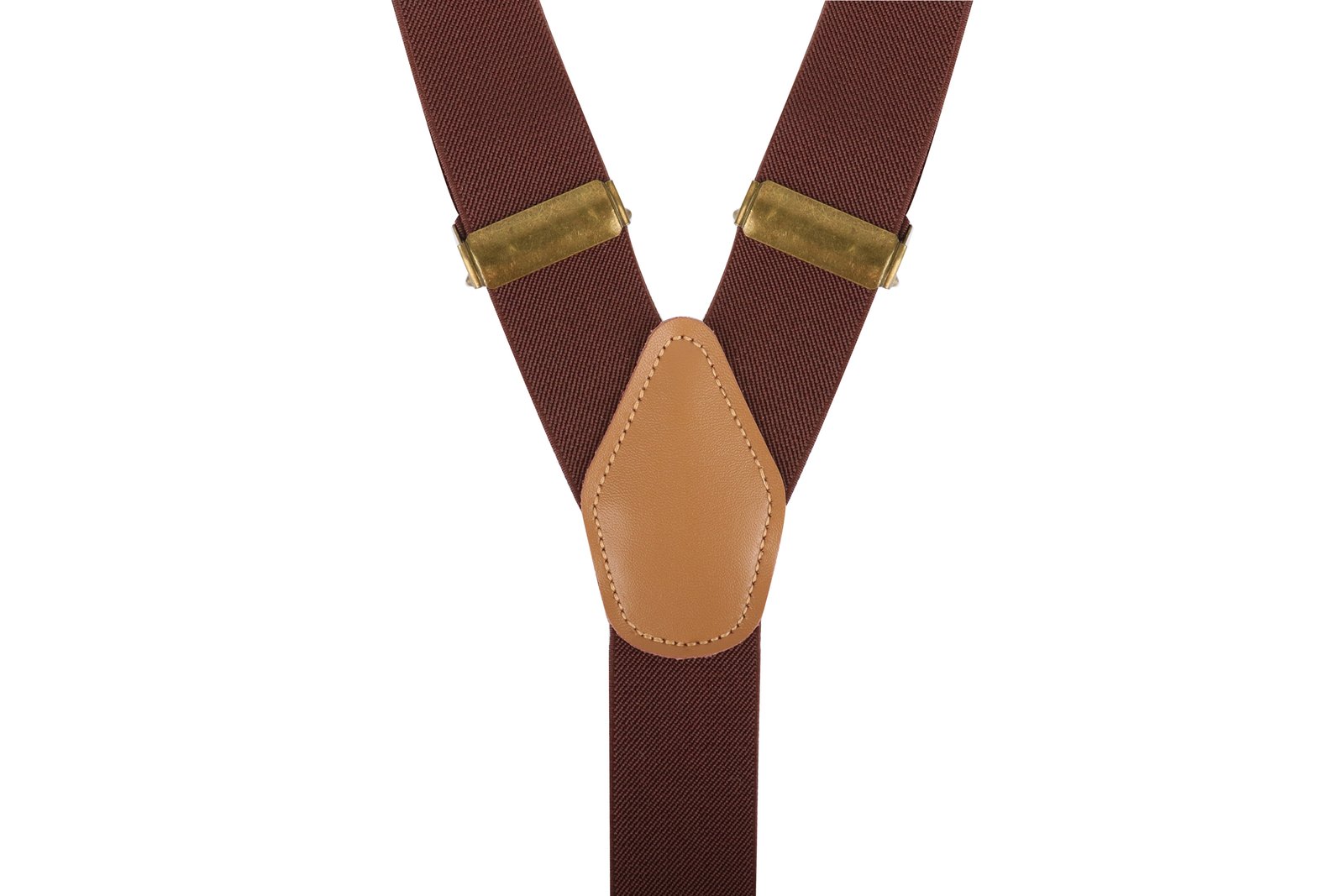 Hosenträger Unisex Hellbraun – Hosenträger Urban-Classic, Detailansicht